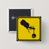 Warnung, Trikes Xing! Button (Vorne & Hinten)