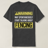 Warnung über den Fenzer T-Shirt (Design vorne)