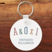 Warnung und Orientierung an Person A&OX1 Krankenge Schlüsselanhänger (Vorderseite)