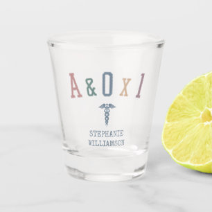 Warnung und Orientierung an Person A&OX1 Krankenge Schnapsglas