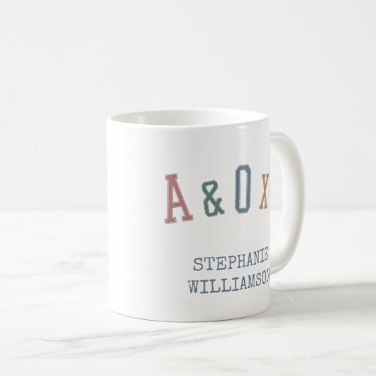 Warnung und Orientierung an Person A&OX1 Krankenve Kaffeetasse (VorderseiteRechts)
