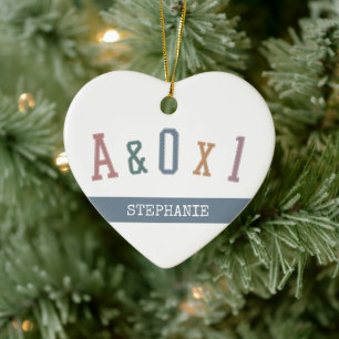 Warnung und Orientierung an Person A&OX1 Krankenve Keramik Ornament