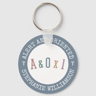 Warnung und Orientierung an Person A&OX1 Krankenve Schlüsselanhänger