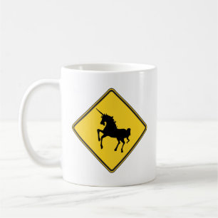 Warnung Unicorns Tasse
