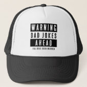 Warnung Vater Jokes Ahead Funny Truckerkappe (Vorderseite)