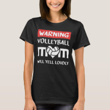 Warnung Volleyball Mama Will Yell Louly