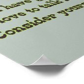 Warnung von Großeltern Poster (Ecke)