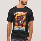 Warnung von Space Kaiju T-Shirt (Vorderseite)
