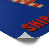 Warnung von Uncle Sam aus den 40er Jahren Poster (Ecke)