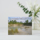 Warnung vor dem Klimawandel Postkarte (Stehend Vorderseite)