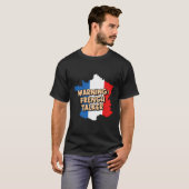 Warnung vor der französischen Talker-Staatsangehör T-Shirt (Vorne ganz)