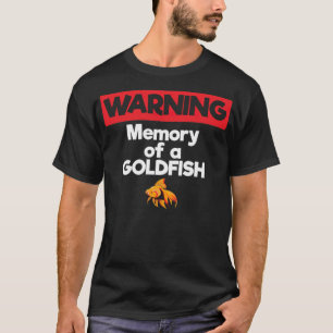 Warnung vor einem Goldfisch Kurzfristig falkenstei T-Shirt