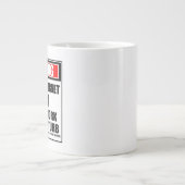 Warnung vor einem künftigen Internet-Star bei der Jumbo-Tasse (Vorderseite)