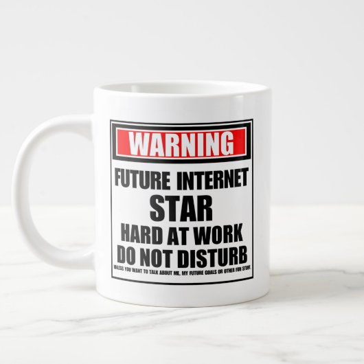 Warnung vor einem künftigen Internet-Star bei der Jumbo-Tasse (Links)
