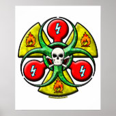 Warnung vor extremen Gefahren Poster (Vorne)