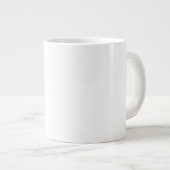 Warnung vor Infektionskrankheiten Jumbo-Tasse (Vorderseite Rechts)