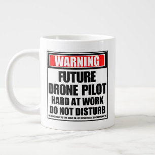 Warnung vor künftigen Drohnenpiloten Jumbo-Tasse