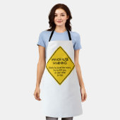 Warnung vor Menopause Schürze (Getragen)