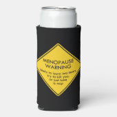 Warnung vor Menopause Selters Dosenkühler (Seltzer Vorderseite)