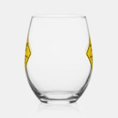 Warnung vor Menopause Weinglas Ohne Stiel (Rechts)