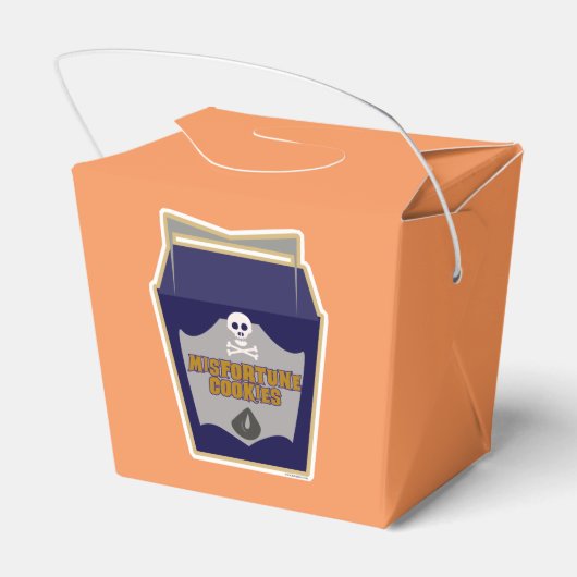 Warnung vor missglückten Cookies Halloween-Slogan Geschenkschachtel (Rückseite)