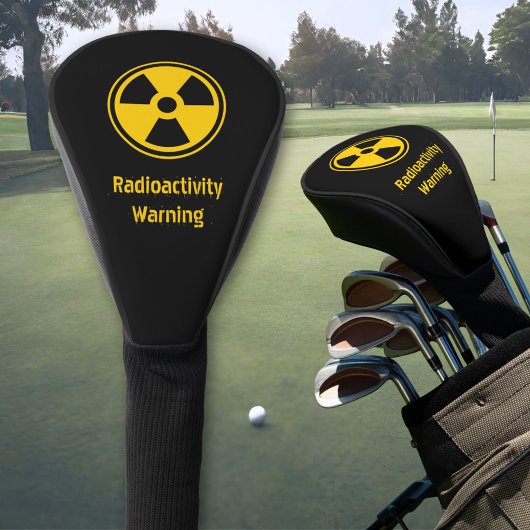 Warnung vor Radioaktivität Golf Headcover