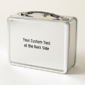 Warnung vor Radioaktivität Metall Brotdose (Rückseite)