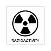 Warnung vor Radioaktivität Permastempel (Design)