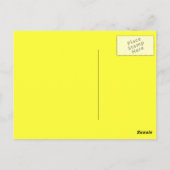 Warnung vor Sonnenbrand Postkarte (Rückseite)