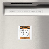 Warnung vor temperamentvollem Trombonist Magnet (In Situ (Geschirrspüler))