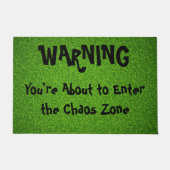 Warnung vor Türmatte (Vorderseite)