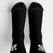 Warnung vor Vater Jokes Ahead Socken (Oben)