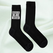 Warnung vor Vater Jokes Ahead Socken