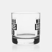 Warnung vor Vater Jokes Ahead Whiskyglas (Links)
