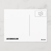 Warnung vor Zombie-Ausbruch Postkarte (Rückseite)