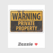 WARNUNG, Vorsicht bei der Verwendung von Metall in Aufkleber (Blatt)