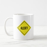 Warnung! Warnzeichen | Klassische Tasse