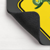 Warnung: Wassermelon Elefant Crossing! Mousepad (Ecke)