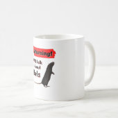 Warnung wird über Ratten sprechen Kaffeetasse (VorderseiteRechts)