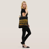 WARNUNG WISSEN-IT-ALLE - Metallgefährdung Vorsicht Tasche (Am Model)