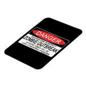 Warnung - Zombie-Ausbruch Magnet (Linke Seite)