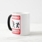 Warnung! Zombies können brennbare Tasse sein (Vorderseite Links)