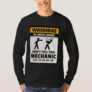 Warnung zur Vermeidung von Verletzungen Erzählen S T-Shirt