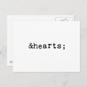 Warnungen in HTML Postkarte (Vorne/Hinten)