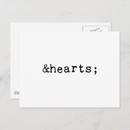 Warnungen in HTML Postkarte (Vorne/Hinten)