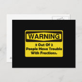 Warnungsfraktion Postkarte (Vorne/Hinten)