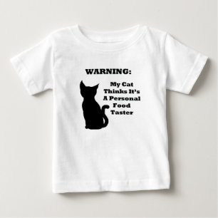 Warnungskatze Baby T-shirt