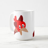 Warnvogel Kaffeetasse (Vorderseite Links)
