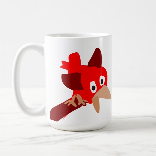 Warnvogel Kaffeetasse (Links)