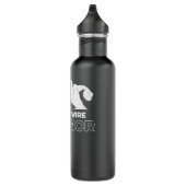 WARNWARRIOR WICHTIG T Shirt Edelstahlflasche (Rechts)